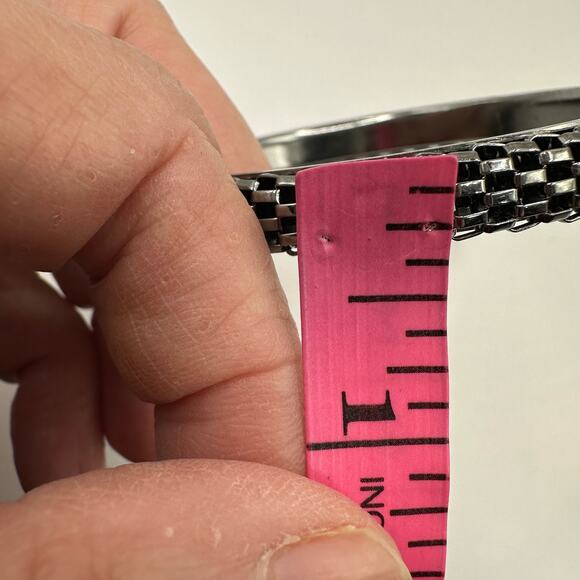 Unbranded Gunmetal Tone Mesh Bangle Bracelet Biker Goth Steampunk Punk - Picture 8 of 11